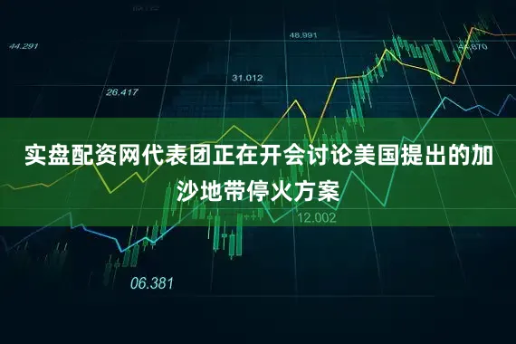 实盘配资网代表团正在开会讨论美国提出的加沙地带停火方案